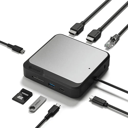 Clarity Max 32" UHD 4K Monitor with USB-C Power Delivery (Pack of 2) + Dual 4K Universal Docking Station _ HDMI Edition