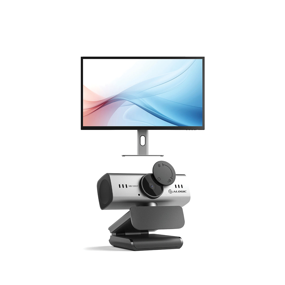 Clarity Max 32" UHD 4K Monitor with USB-C Power Delivery + Iris Webcam A09