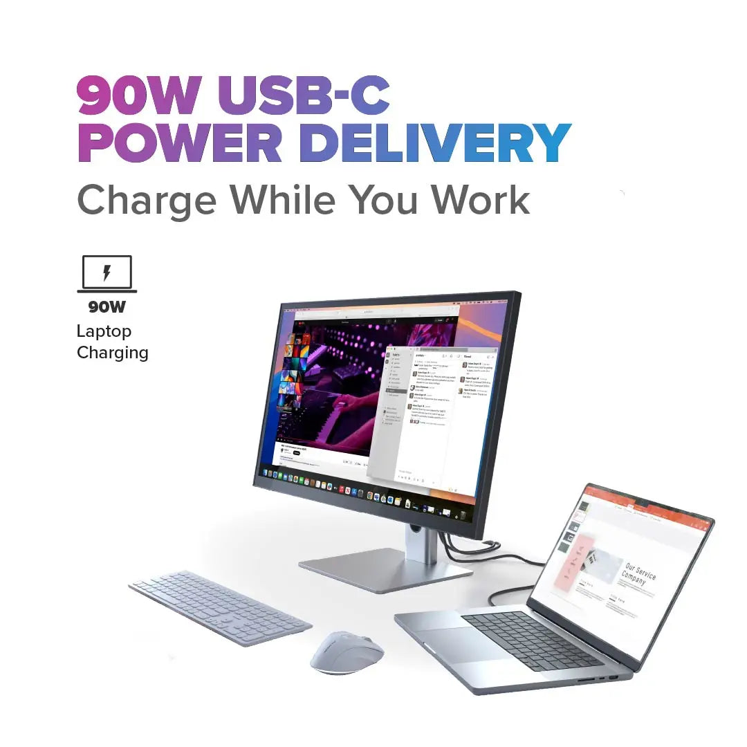 Clarity 27" 5K Monitor with 90W Power Delivery and Webcam