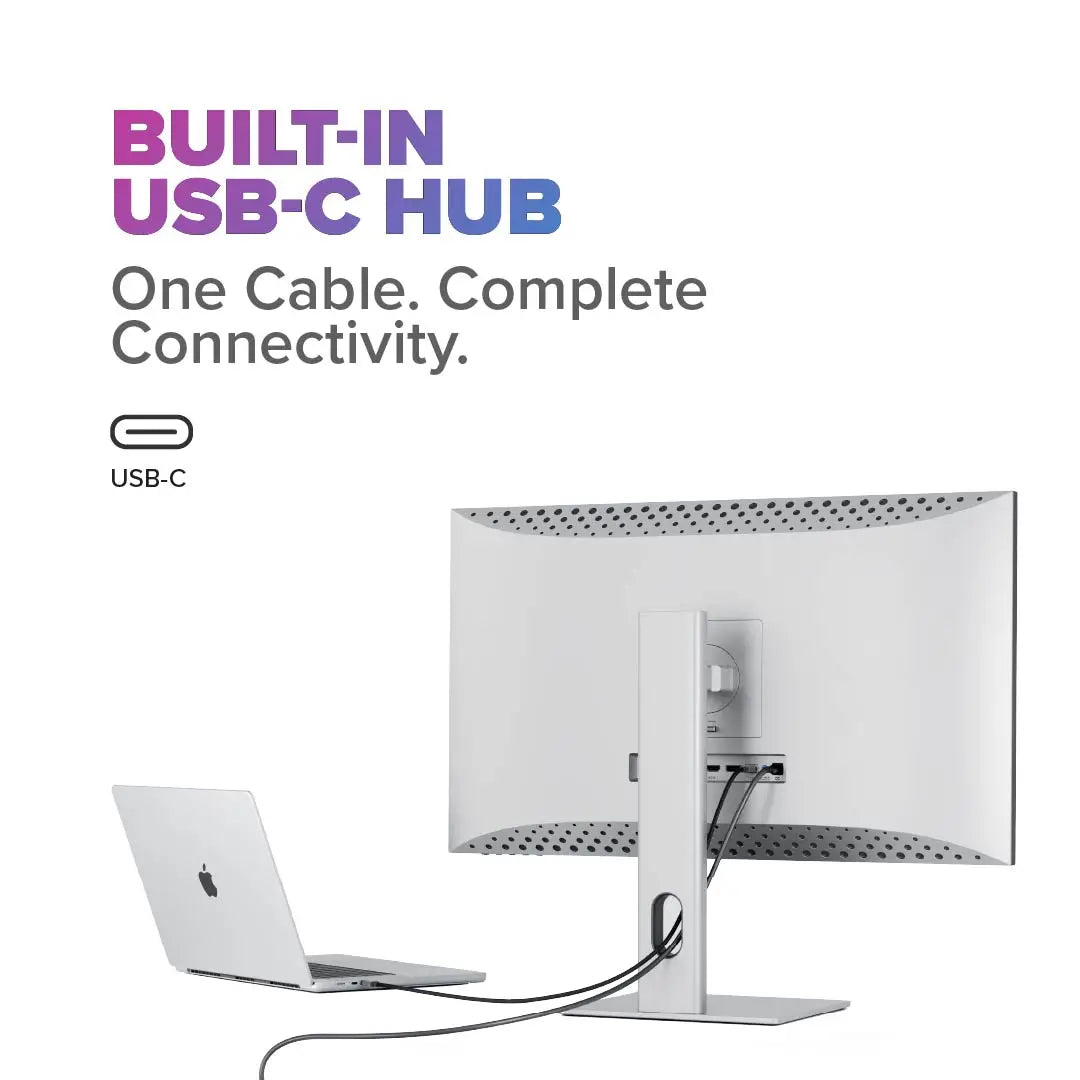 Clarity 27" 5K Monitor with 90W Power Delivery and Webcam