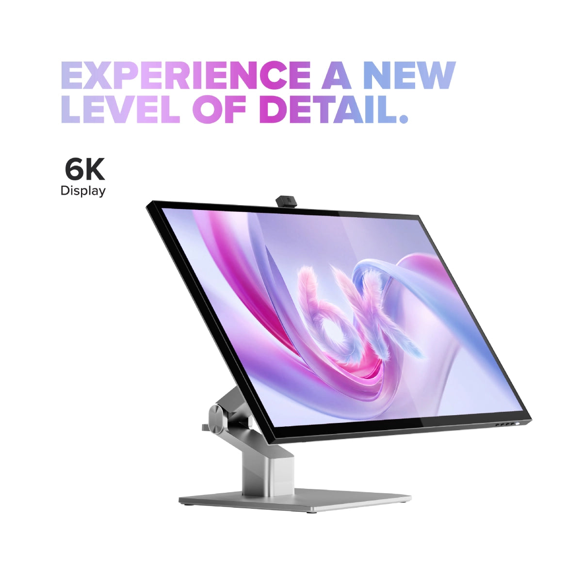 Clarity 32" 6k Touch Screen Monitor with 90W Power Delivery, 12MP Webcam and Fold Stand