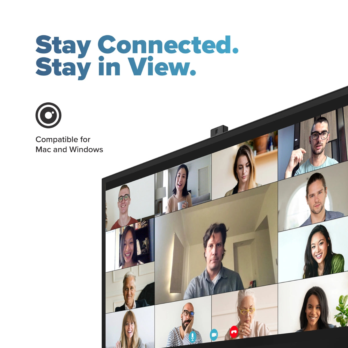 Clarity Fold Touch 32" 4K UHD Monitor with 65W Power Delivery, Webcam, Touchscreen & Fold Stand