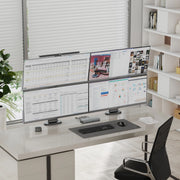 Edge 34" Ultrawide Quad QHD Monitor Elevate Ultimate Home Office Kit - Space Grey