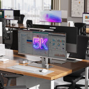 Edge 40" Ultrawide 5K Monitor Ultimate Home Workspace Kit - Silver