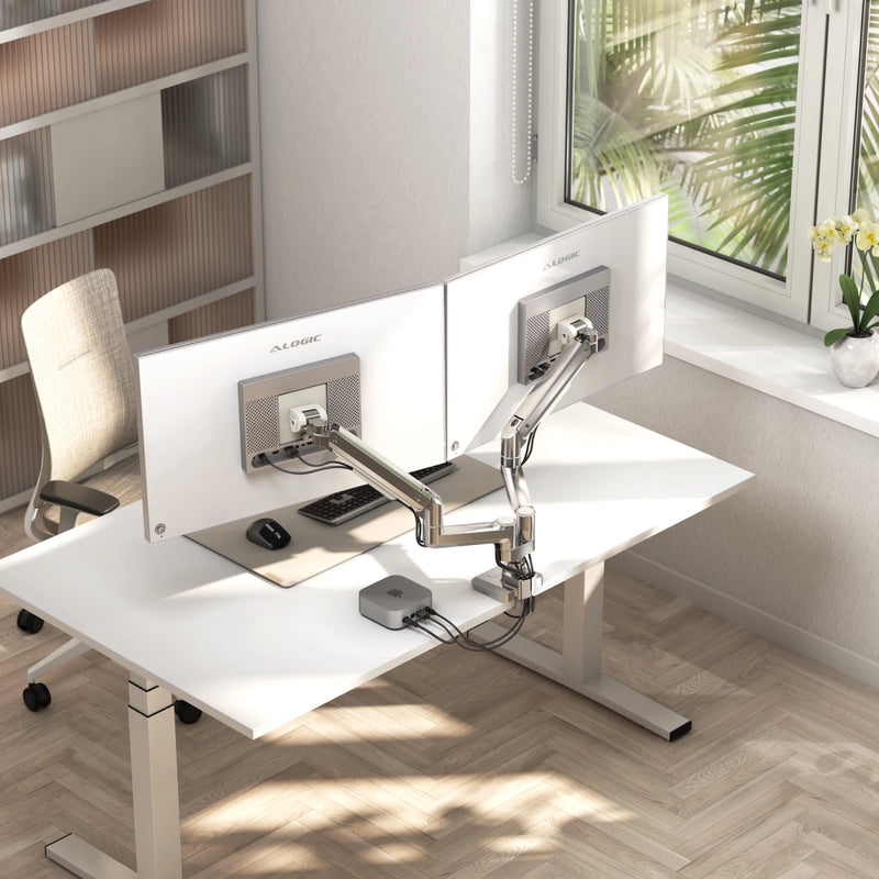 Flux Dual Flexible Monitor Arms for Two 17-35” Monitors