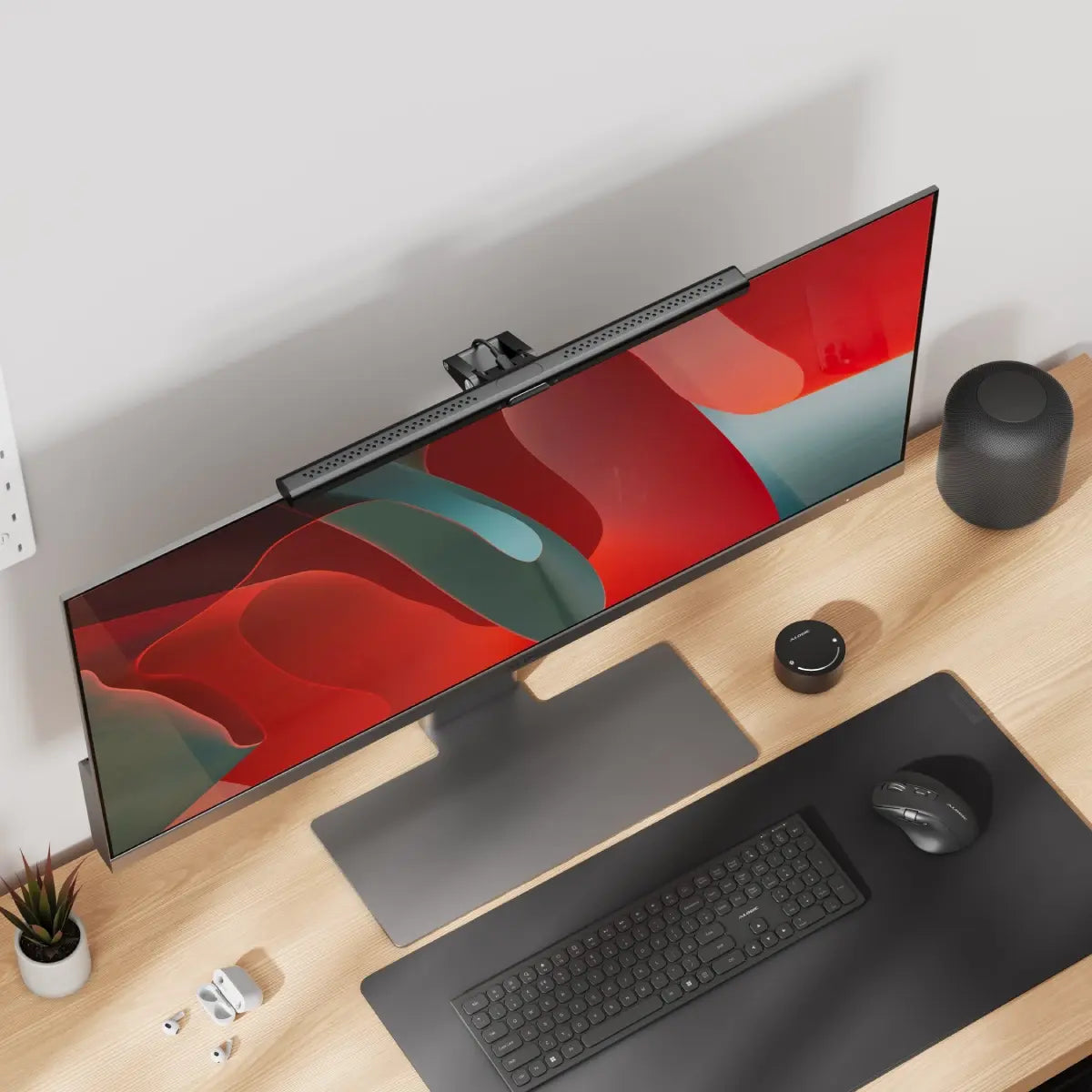 Illuminate USB-C Light Bar with 4K Autofocus Webcam