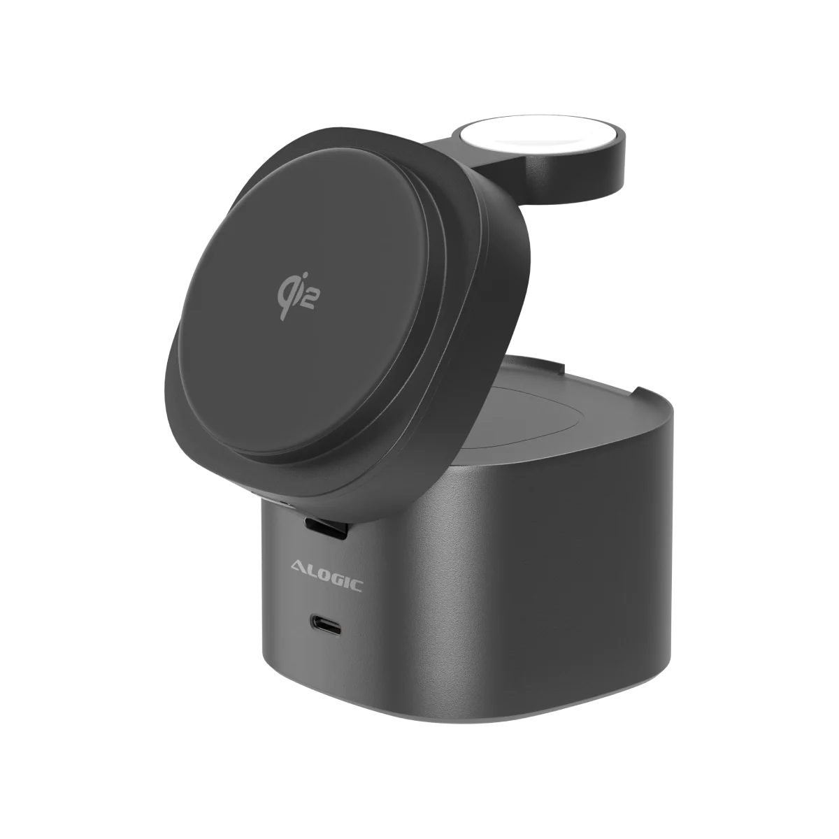 PowerPod 4-in-1 Qi2 Fast Wireless Charging Stand